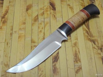 Лот: 8791728. Фото: 1. Нож "Амур" из 65Х13. ЭКСПО. Граб... Ножи, топоры