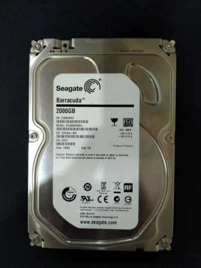 Лот: 14405820. Фото: 1. Жесткий диск Seagate ST2000DM001... Жёсткие диски (HDD)