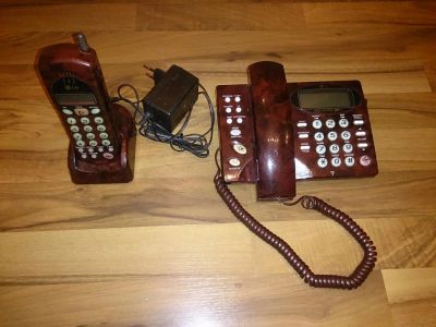 Лот: 6570337. Фото: 1. Стационарный телефон LG + трубка. DECT и радиотелефоны