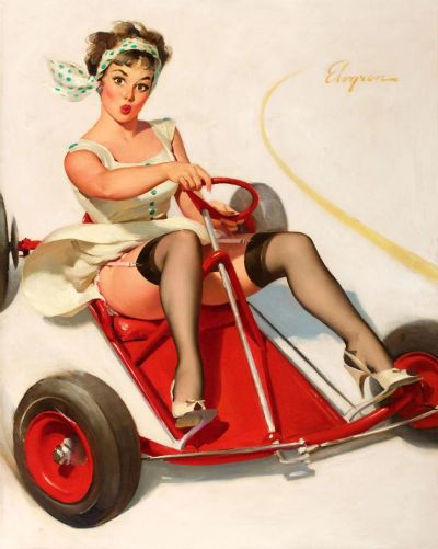 Лот: 4063014. Фото: 1. Постер (плакат) Pin-up USA # 14... Холсты чистые
