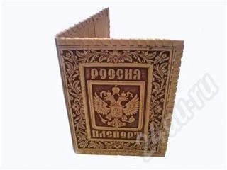 Лот: 200586. Фото: 1. Обложка на паспорт из бересты. Разное