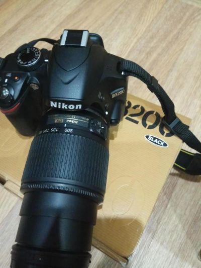 Лот: 10898257. Фото: 1. Nikon D3200 + 55-200 nikkor. Цифровые зеркальные