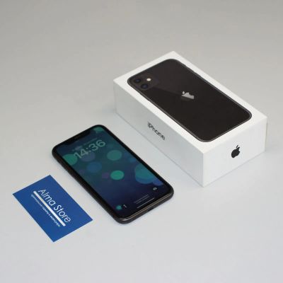 Лот: 20406535. Фото: 1. Apple iPhone 11 128 ГБ Black... Смартфоны