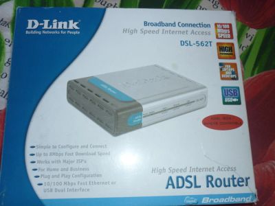Лот: 4016639. Фото: 1. роутер D-Link DSL-562T. Проводные модемы