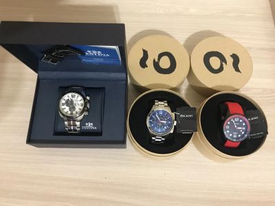Лот: 17342856. Фото: 1. Продам комплект из 3 часов! Festina... Оригинальные наручные часы