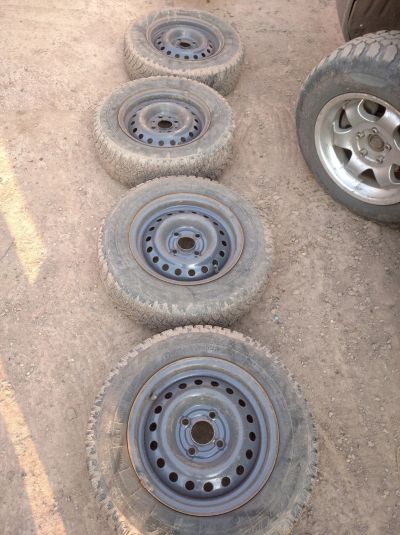 Лот: 16374465. Фото: 1. Колеса 4x100 R13 175/70 Комплект... Шины на дисках