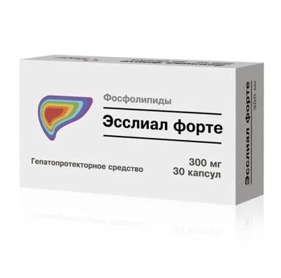 Лот: 23710441. Фото: 1. Эсслиал форте капс. 300мг №30. Лекарства