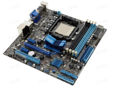 Лот: 9919006. Фото: 1. Материнская Плата ASUS M4A88T-M... Материнские платы