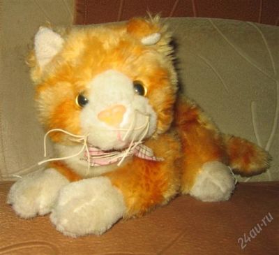 Лот: 1734038. Фото: 1. Котёнок, длина 25 см. Мягкие