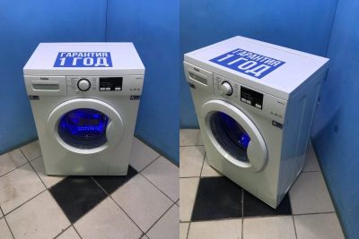 Лот: 12657800. Фото: 1. Стиральная машина Haier HW60-1211... Стиральные машины