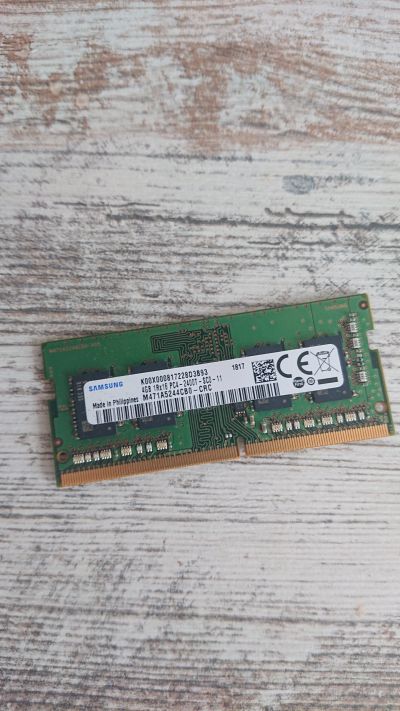 Лот: 15617503. Фото: 1. Память для ноута Samsung 4Gb DDR4. Оперативная память