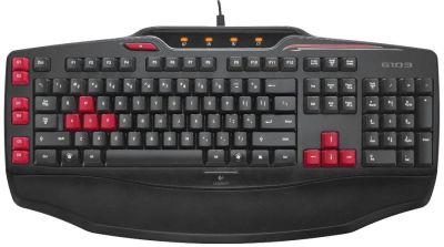 Лот: 3515489. Фото: 1. клавиатура logitech g 103. Клавиатуры и мыши