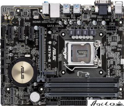 Лот: 7428143. Фото: 1. Asus h97m-e. Материнские платы