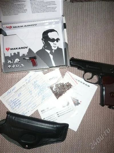Лот: 1992525. Фото: 1. пневматический пистолет макарова. Разное