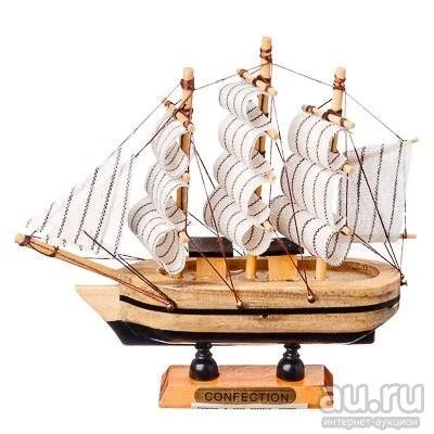 Лот: 9576362. Фото: 1. Сувенир в виде корабля (509-709... Фигурки, статуэтки