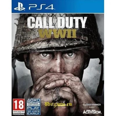 Лот: 10632703. Фото: 1. Call of Duty: WWII игра для PS4... Игры для консолей