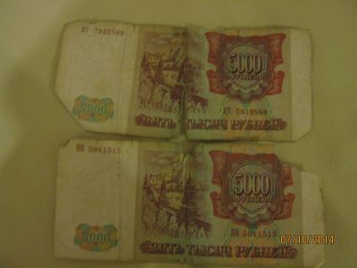 Лот: 4593201. Фото: 1. 5000р 1993г. Россия, СССР, страны СНГ