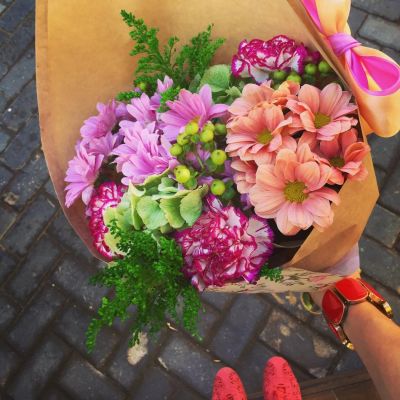 Лот: 8240347. Фото: 1. Сборный букет. Цветы на Щорса... Свежие цветы