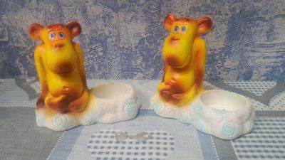 Лот: 15552420. Фото: 1. 2 подсвечника для свечек в гильзе. Подсвечники, канделябры