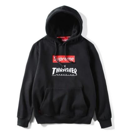 Лот: 10260883. Фото: 1. Худи Supreme x Thrasher Zl. Свитеры, толстовки, худи