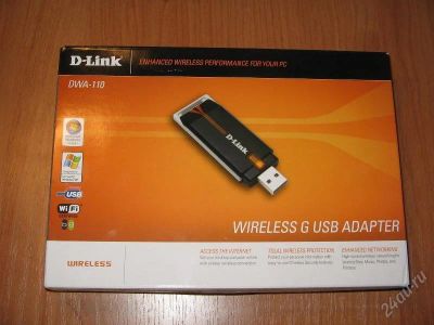Лот: 136521. Фото: 1. D-link DWA-110 USB. WiFi, Bluetooth адаптеры