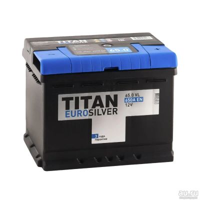 Лот: 16228545. Фото: 1. Аккумулятор Titan EuroSilver 65... Аккумуляторы