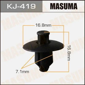 Лот: 11470766. Фото: 1. Клипса крепежная Masuma KJ-419. Кузов