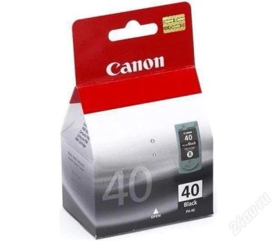 Лот: 2853479. Фото: 1. Картридж Canon PIXMA PG-40 (черный... Картриджи, расходные материалы