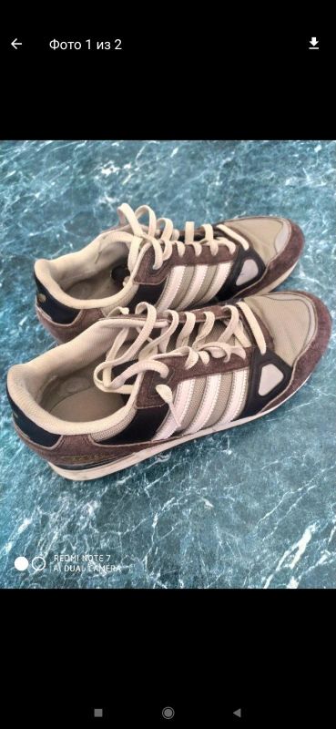 Лот: 17664842. Фото: 1. Кроссовки adidas. Кеды, кроссовки, слипоны