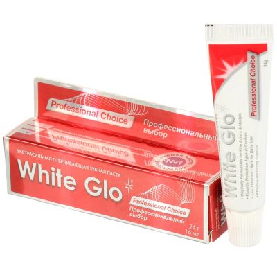 Лот: 25550257. Фото: 1. Зубная паста White Glo, Отбеливающая... Уход за полостью рта