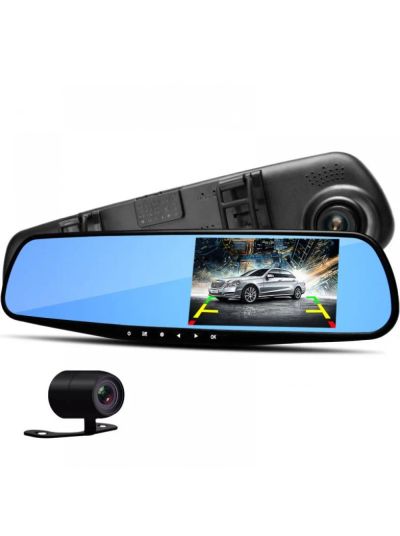 Лот: 9002216. Фото: 1. Регистратор RearView Mirror. Видеорегистраторы,  радар-детекторы, системы парковки