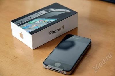 Лот: 1263310. Фото: 1. iPhone 4 (32gb) РОСтест! На гарантии... Смартфоны