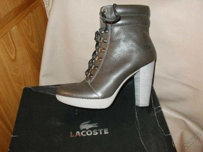 Лот: 5925015. Фото: 1. Ботильоны Lacoste р.39,5eur39rus. Ботильоны, полусапожки