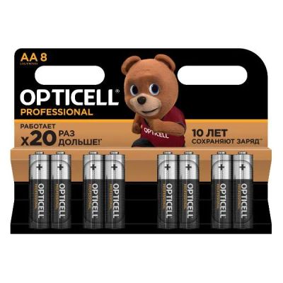 Лот: 25316654. Фото: 1. Батарейки Opticell Professional... Батарейки, аккумуляторы, элементы питания