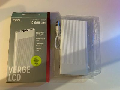 Лот: 18951287. Фото: 1. Power bank TFN 10000mAh. Внешние, портативные аккумуляторы для смартфонов (Power bank)