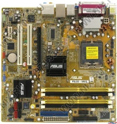Лот: 2168676. Фото: 1. ASUS P5LD2-VM/S LGA775. Материнские платы