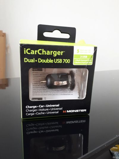Лот: 13019718. Фото: 1. USB в прикуриватель (2 разъема... Электроприборы для автомобиля