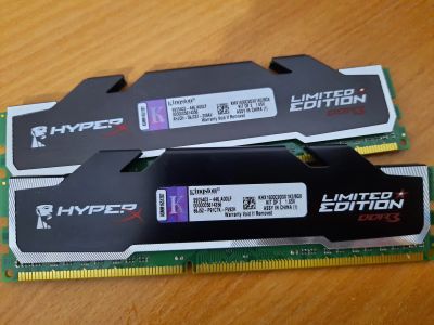 Лот: 16421578. Фото: 1. Kingston 8 GB (2x4GB) 1600mhz... Оперативная память