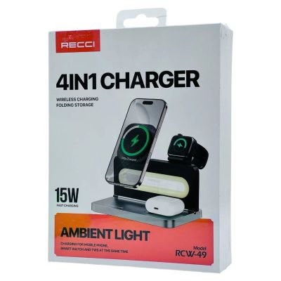 Лот: 25794901. Фото: 1. БЕСПРОВОДНОЕ З/У RECCI CHARGER... Зарядные устройства, блоки питания, адаптеры сетевые для смартфонов