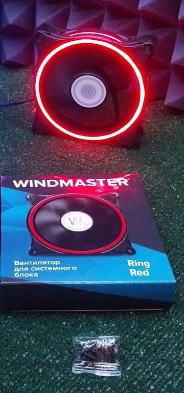 Лот: 20498098. Фото: 1. Кулер в Корпус пк WindMaster 120мм... Системы охлаждения