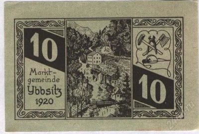 Лот: 1420220. Фото: 1. Австрия. Нотгельд. 10 геллер 1920г... Германия и Австрия