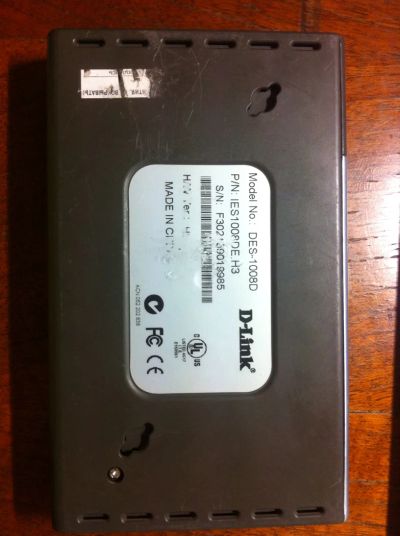 Лот: 4381648. Фото: 1. Свитч D-Link DES-1008D. Маршрутизаторы (роутеры)