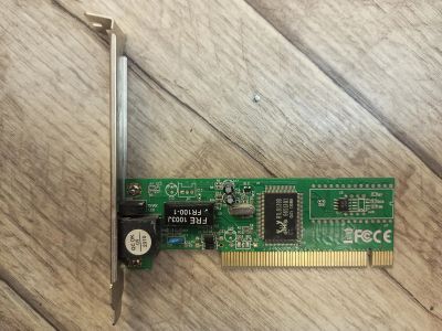 Лот: 21423090. Фото: 1. Сетевая карта PCI Acorp L-100S. Сетевые карты