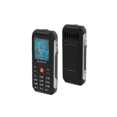Лот: 25541709. Фото: 1. Сотовый Maxvi T100 Black 2sim... Кнопочные мобильные телефоны