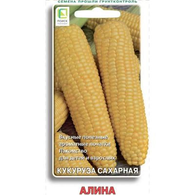 Лот: 24637315. Фото: 1. Семена Кукуруза, Алина, 5 г, сахарный... Другое (семена, рассада, садовые растения)