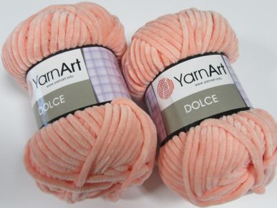 Лот: 10758200. Фото: 1. Плюшевая пряжа YarnArt Dolce... Ткани, нитки, пряжа