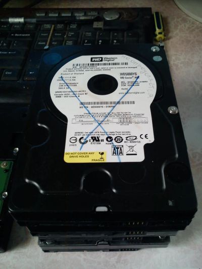 Лот: 4096019. Фото: 1. 3"5 HDD под списание. WD5000YS-01MPB1. Жёсткие диски (HDD)