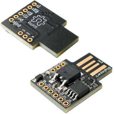 Лот: 18378623. Фото: 1. Плата разработчика USB на ATTINY85... Микроконтроллеры