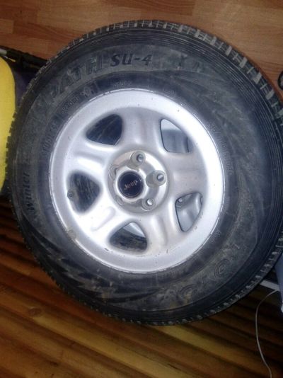 Лот: 10905289. Фото: 1. Колеса jeep на зиме. Шины