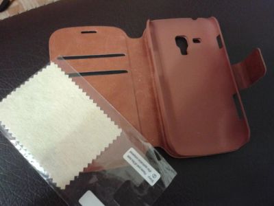Лот: 4289016. Фото: 1. Чехол коричневый Samsung Galaxy... Чехлы, бамперы